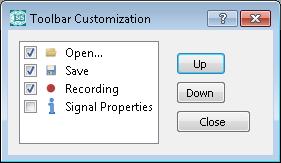 Open the View menu and click Customize Toolbar. 2. In the Toolbar Customization dialog box (Fig.