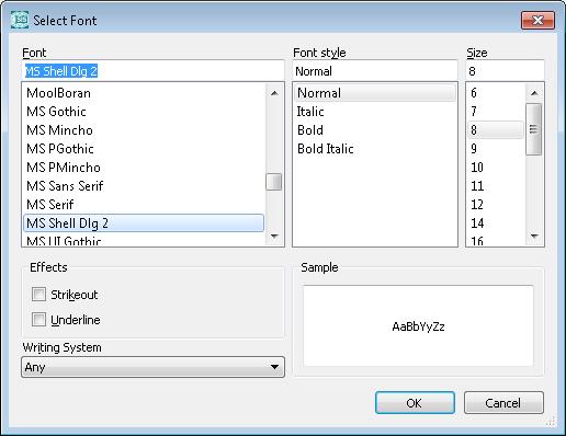 On the Guide marks tab of the Options window (Fig. 23), it is possible to: 1.