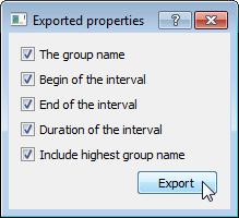 MANAGING AUDIO FILES 59 SISII Sound Editor 8.4.8 Exporting Guide Marks to a Text Editor Figure 54: Example of the text comment for the interval marks.