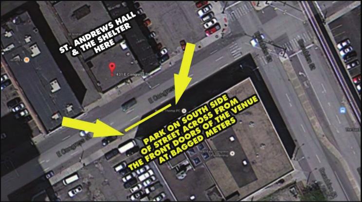 ParKInG Coming from the north: Saint Andrew s Hall is located 2 blocks North of Jefferson Avenue.