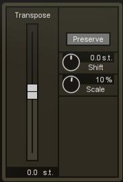 Use this control to specify the amount of Formant transposition you wish to apply to your incoming vocal tracks.
