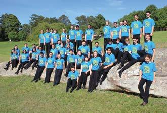 Artistic Focus ANZAC SPIRITS Gondwana Chorale will be joined by other young choristers from Turkey, France and New Zealand when they perform James Ledger s War Music in April.