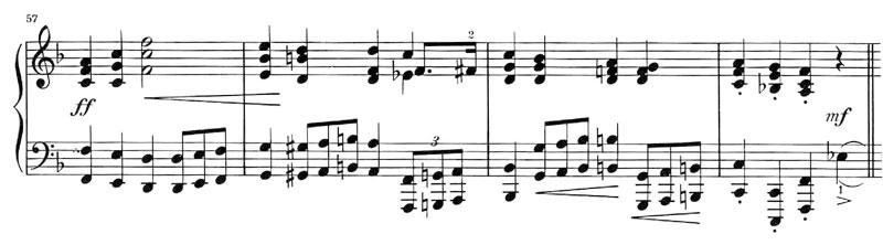 ROBERT SCHUMANN NOVELLETTE OP. 21, NO. 2 8 which is not relieved until the ascending triplet leading into m.4 which finally brings this opening phrase to a cadence.