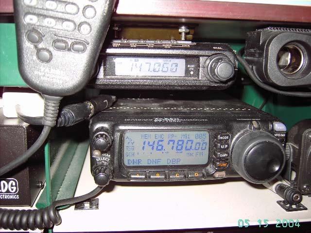 The heart of the Canned Ham is a YAESU FT-100D and an FT-1500M.