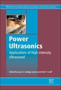 9 Juan A Gallego-Juárez: Power Ultrasonics, 2014, 1166pp An edited book on a specific topic High electronic sales through Science Direct Strong usage Only book focused on power