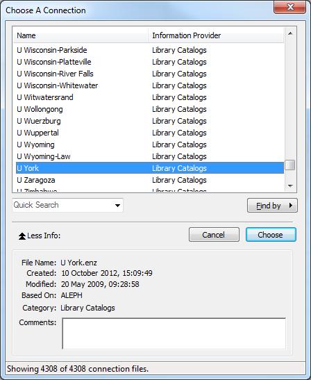 University of York 2 Locate and select the downloaded RIS file 3 Choose the Reference Manager (RIS) import option and select Import 2.