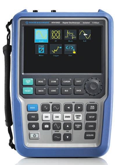 Debugging power in your hand: five instruments in one portable design Oscilloscope, logic and protocol analyzer, data logger and digital multimeter: With the power of five instruments and dedicated