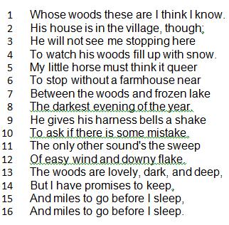 Name: Date: Read the following poem. 5 th Grade ELA Benchmark 3 Student Assessment Stopping by the Woods on a Snowy Evening Robert Frost (880 LEXILE)Public Domain, Available for classroom use. 5.RL.