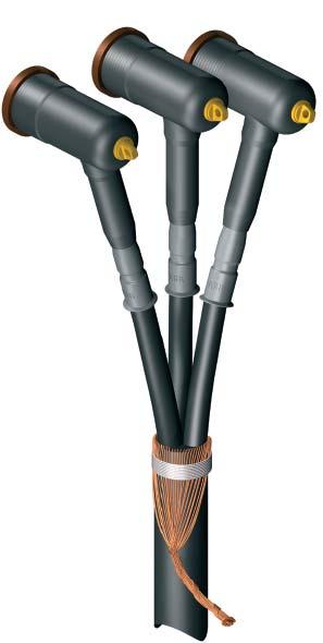 Insulating boot KAP 300 U, 12-24 kv Use For XLPE-insulated 1- or 3-core cableswith Al or Cu conductor, for 12-24 kv.
