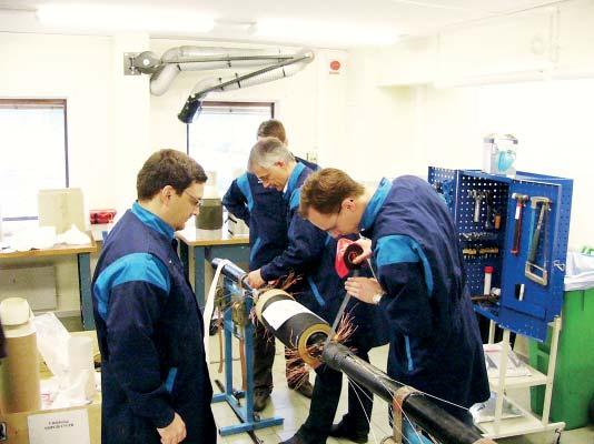 We arrange training programmes and practical exercises in the assembly of cable accessories