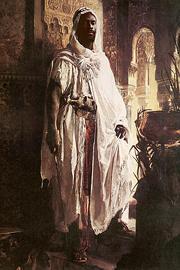 Othello Terminology: Moor Muslim person of Arab and Berber descent from northwest Africa Moors invaded Spain and established a civilization in Andalusia lasting from the 8 th -- 15th