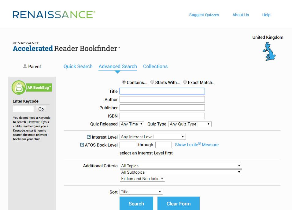 Refine Your Search to Zero In on Specific Books Advanced Search The Advanced Search tab allows you to refine your search.
