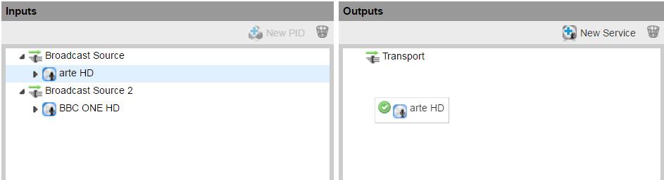Clicking on any item in the Input or Output panel will display the associated properties in the Properties panel. 3.