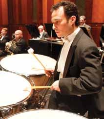 Timpani are one of the only percussion instruments that produce a definite pitch. They come in many different sizes.