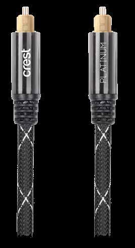 ULTIMATE DIGITAL AUDIO OPTICAL CABLE 1.5m FEATURES: Engineered to deliver crystal clear digital sound quality for all your high definition audio devices.