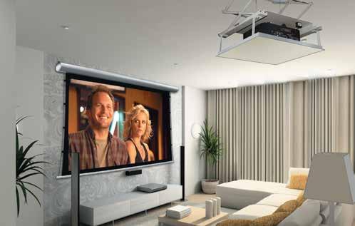 Easy for projector installation in a small space above the.