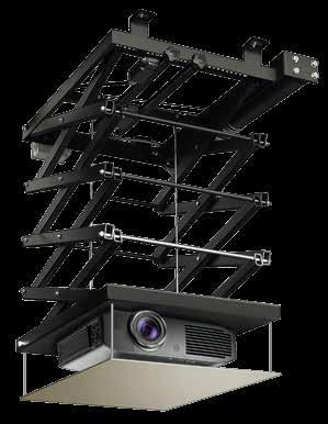SPAV 30 PROJECTOR LIFTS 24 a: 42cm; b: 78cm; c: 156cm; d: 196cm; e: 280cm; f: 350cm; g: 420cm Advantages of the lift: lifting capacity for a projector weighing