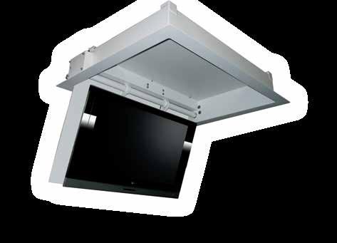 Winda 35 TV do LIFTS projektora Ceiling lift for large plasma TVs horizontally mounted in the.