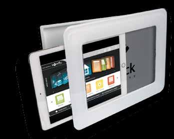 INFINITY ipad Frame INFINITY ipad Frame, a device used ipad DOCKING STATIONS 45 for wall mounting an ipad that runs an intelligent home
