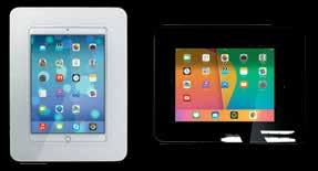 Colors: The INFINITY ipad Frame is available in white and black to match the ipad color.