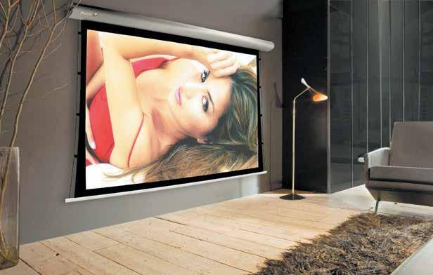 ELLIPSE TENSION Advantages of the screen: a tensioned screen projection surface and the casing design are the most important qualities of a good screen.