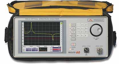 Filtered measurements, individualized and simultaneous for the three wavelengths that are used in fibers (1490 and 1550 nm for Downstream and 1310 nm for Upstream).