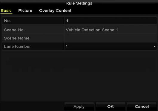You can send alarm signal to notify the surveillance center and upload the captured picture to FTP server. 1. Enter the VCA settings interface. Menu> Camera> VCA 2.