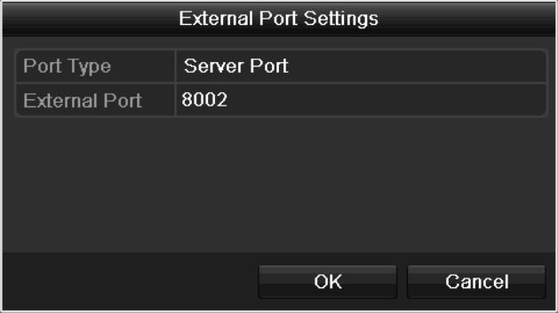 Figure 12. 16 External Port Settings Dialog Box 2) Click Apply button to save the settings. 3) You can click Refresh button to get the latest status of the port mapping. Figure 12.