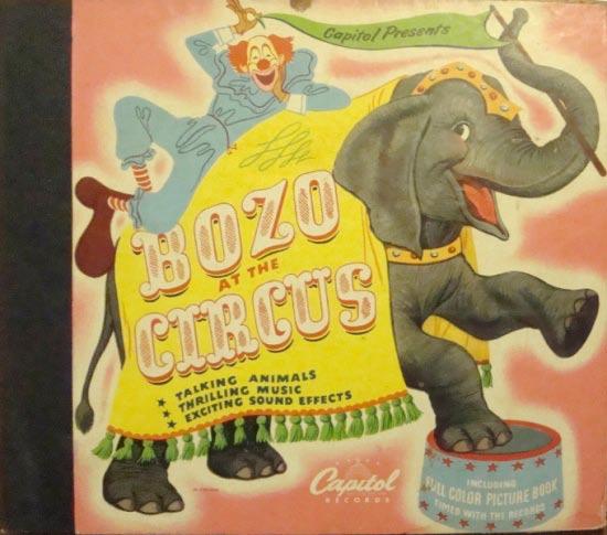 Capitol CD-33 Bozo at the Circus Capitol BBX-34 Pinto Colvig