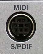 The MIDI ports can be used for receiving MIDI time code (MTC), or sending and receiving MIDI signals between your digital audio/midi sequencing software and external sound modules, keyboards, MIDI