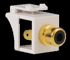 Insert, HD style Front female connector with rear 110-Type IDC termination