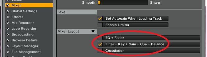 (FX1=Single FX2=Group) Effects setup (Preferences): 4 (Mixer) When Mixer Mode was set to 'NO MIDI'