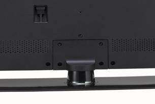 1 E320VT / E370VT / E420VT 3. Using a phillips-head screwdriver, attach the base to the TV by inserting and tightening the 4 included screws.