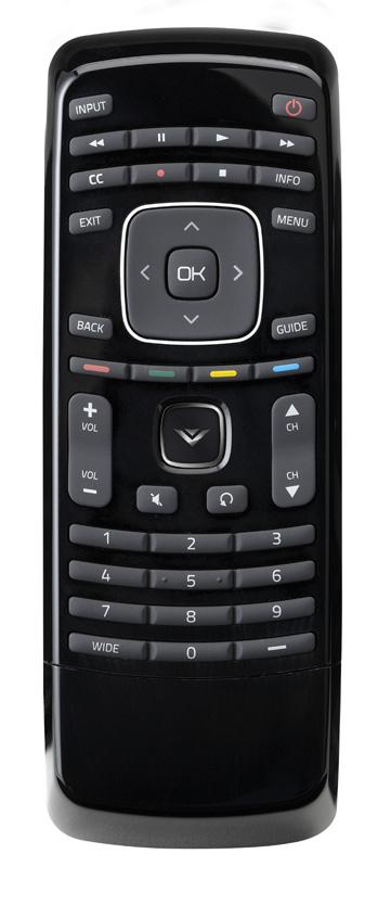 E320VT / E370VT / E420VT 2 Remote Control Power/Standby: Turn the TV on or off. Input: Change the input device. With each press of the button, the TV will display a different input.