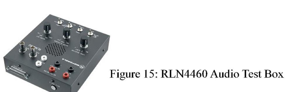 Audio Test Box (part number RLN4460) is