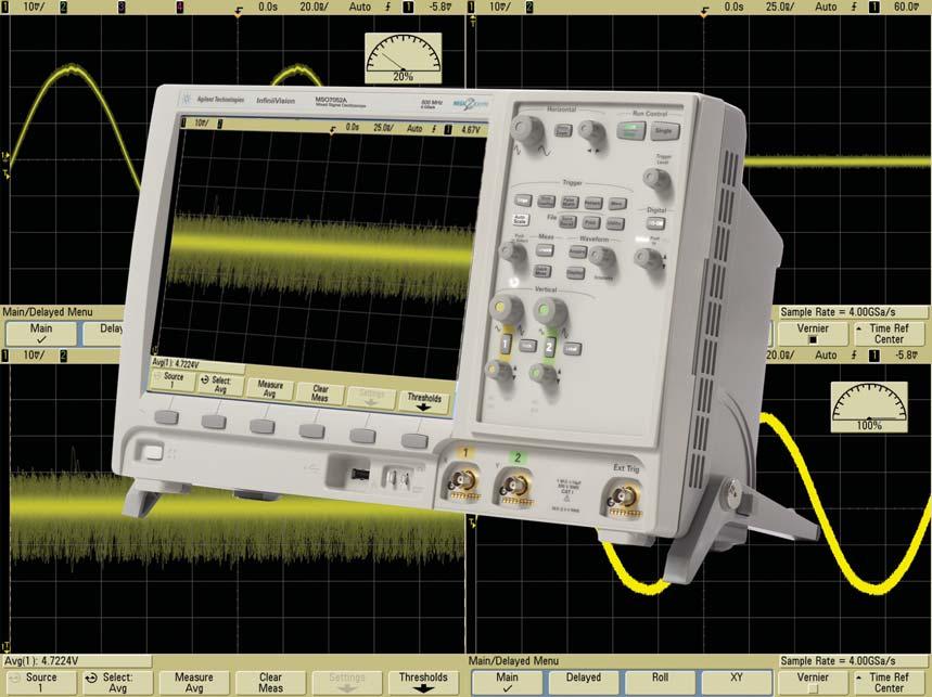 Evaluating Oscilloscope Vertical Noise Characteristics Application Note 1558 Introduction All oscilloscopes exhibit one undesirable characteristic: vertical noise in the scope s analog front-end and