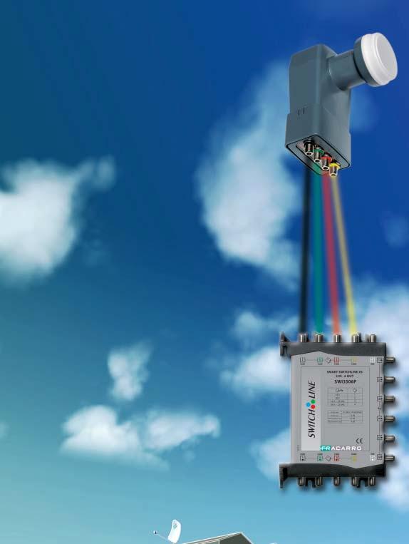 SMART SWITCHLE XS Cascadable Switches Fracarro s new range of switches for small and medium distribution networks.
