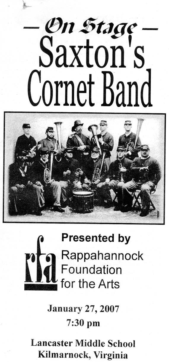 Saxton s Cornet Band