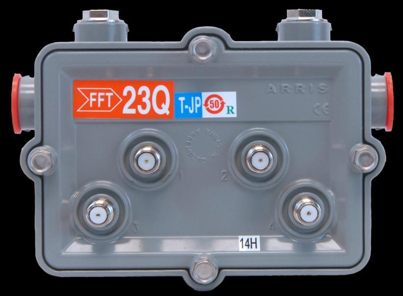 back to F series FFT housings Standard faceplate only options for cost effective upgrades to existing FFT deployments High level of network resilience with 6 kv surge resistance on feederline and