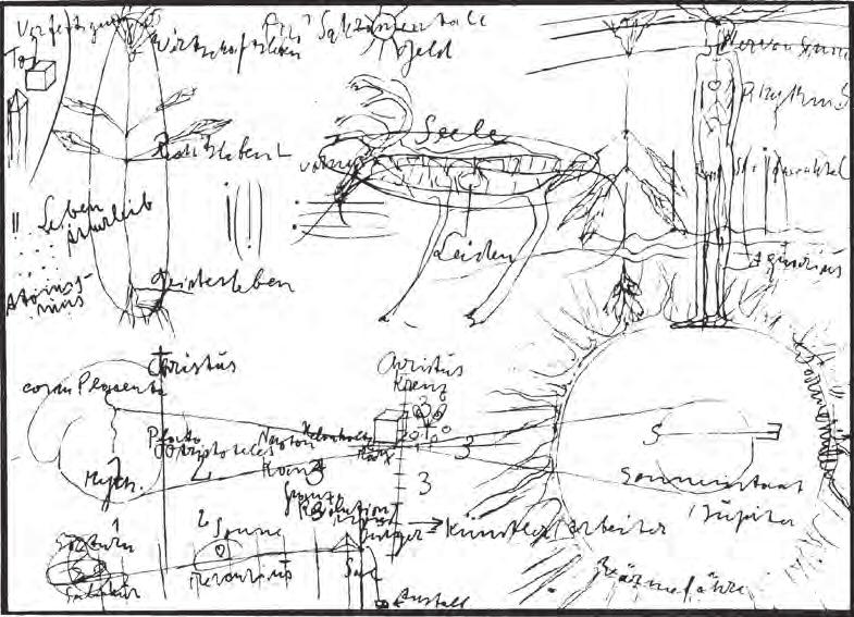 2. [R]Evolution 15 Joseph Beuys: Evolution, pencil, 1974. priesthood.