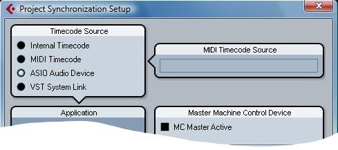 This setup provides: Continuous sync to SMPTE time code. Sub-frame timing accuracy. Transport control from the SMPTE time code source.