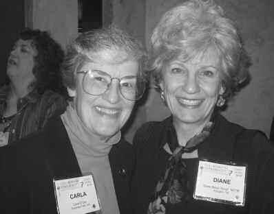 Newly-certified teacher Carolyn Higgins Bryan and her mother, Diane Higgins,