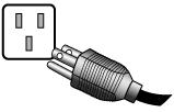 5. Connect-to and turn-on the power. Plug the other end of the power cord into a power outlet and turn it on. Picture may differ from product supplied for your region.