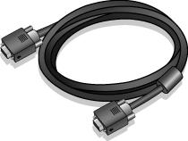 Signal Cable: D-Sub Signal Cable: DVI-D (optional) USB cable Web Camera