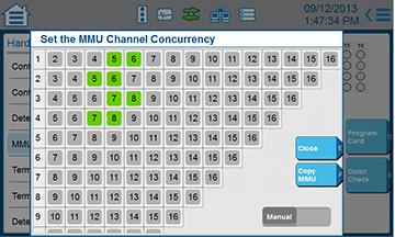 To set the MMU Channel Concurrency: 1.