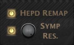 By default, HEPD Remap is turned on. It is only recommended to turn HEPD Remap off when Touch Response is set to MAX.