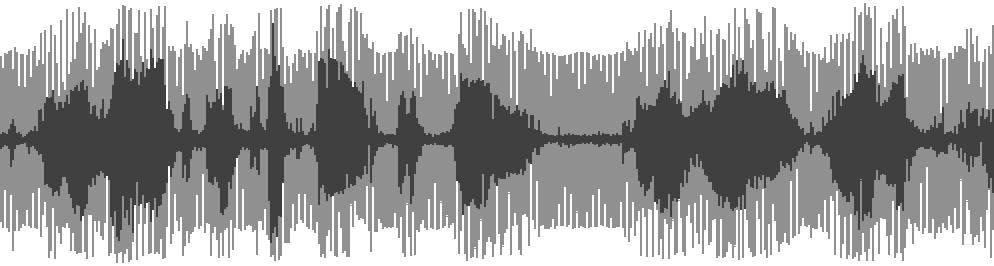 100 CHAPTER 5. AUDIO AND VIDEO SERVERS Figure 5.7: Three seconds of a speech signal with a 100 Hz sine-like humming before (light gray) and after filtering (dark gray).