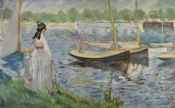 Figure 2. Manet, River at Argenteuil, 1874 (Pool, 1973, p. 134) In the caption include details you consider relevant e.g. title, artist, medium Image from a website The Daily Bandha.