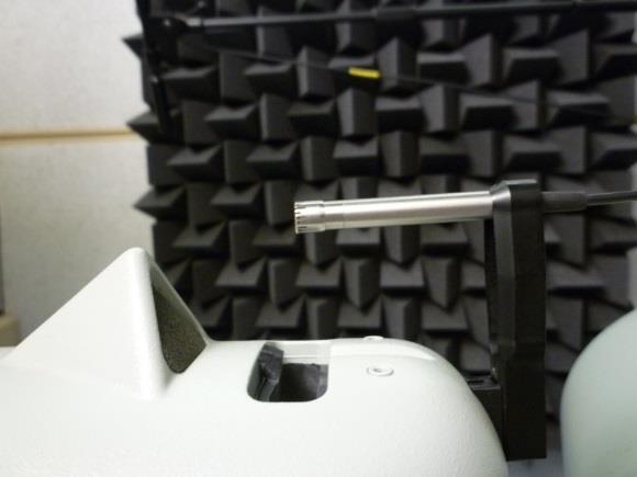 Select the acoustic calibration level (1 Pa or 10 Pa) and calibration frequency according to the sound pressure and frequency generated by the acoustic calibrator in use.