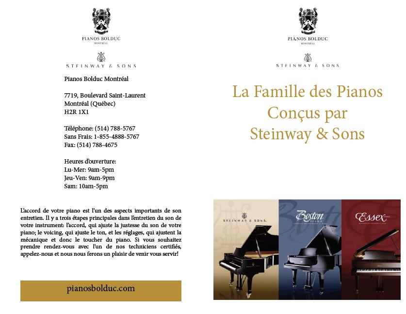 Pianos Bolduc Montreal 7719, blvd.